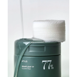 هارت ليف 77% تونر وسائد قطنية انوا 160 مل Anua Heartleaf 77 Clear Pad